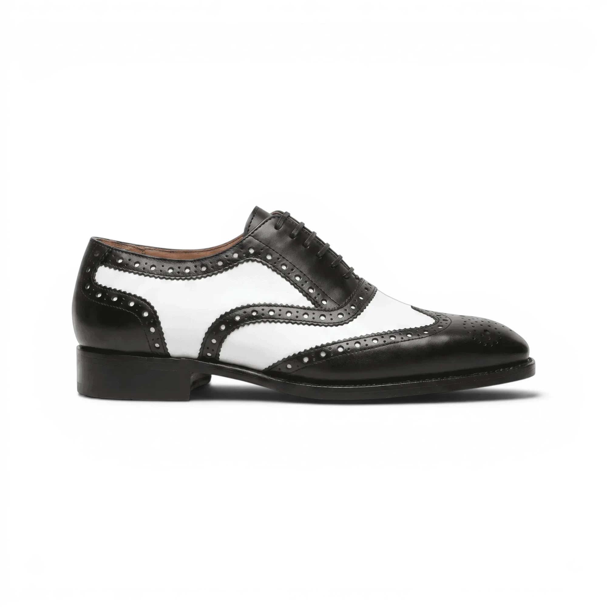 Duotone Oxford Brogue - Black and White