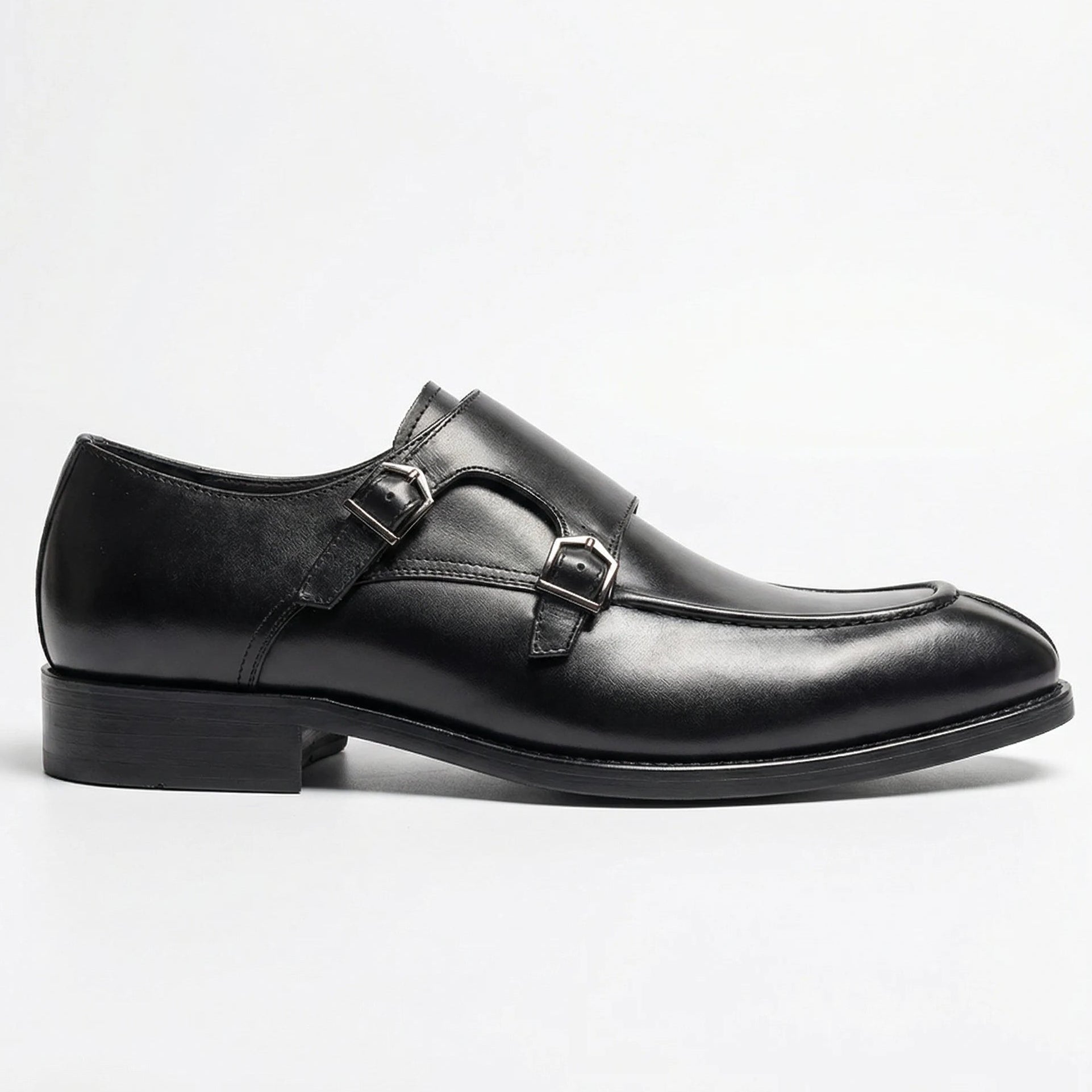 Altiere Double Monk Strap - Black