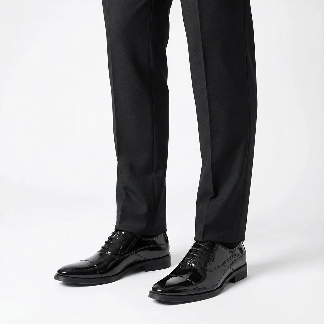 Harrow Oxford Cap Toe - Black