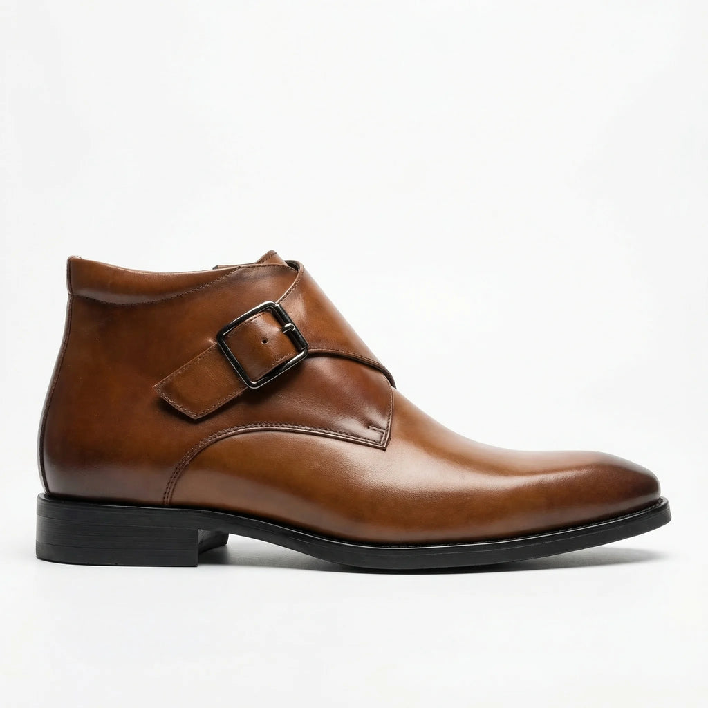 Valdoro Monk Strap Boot - Brown
