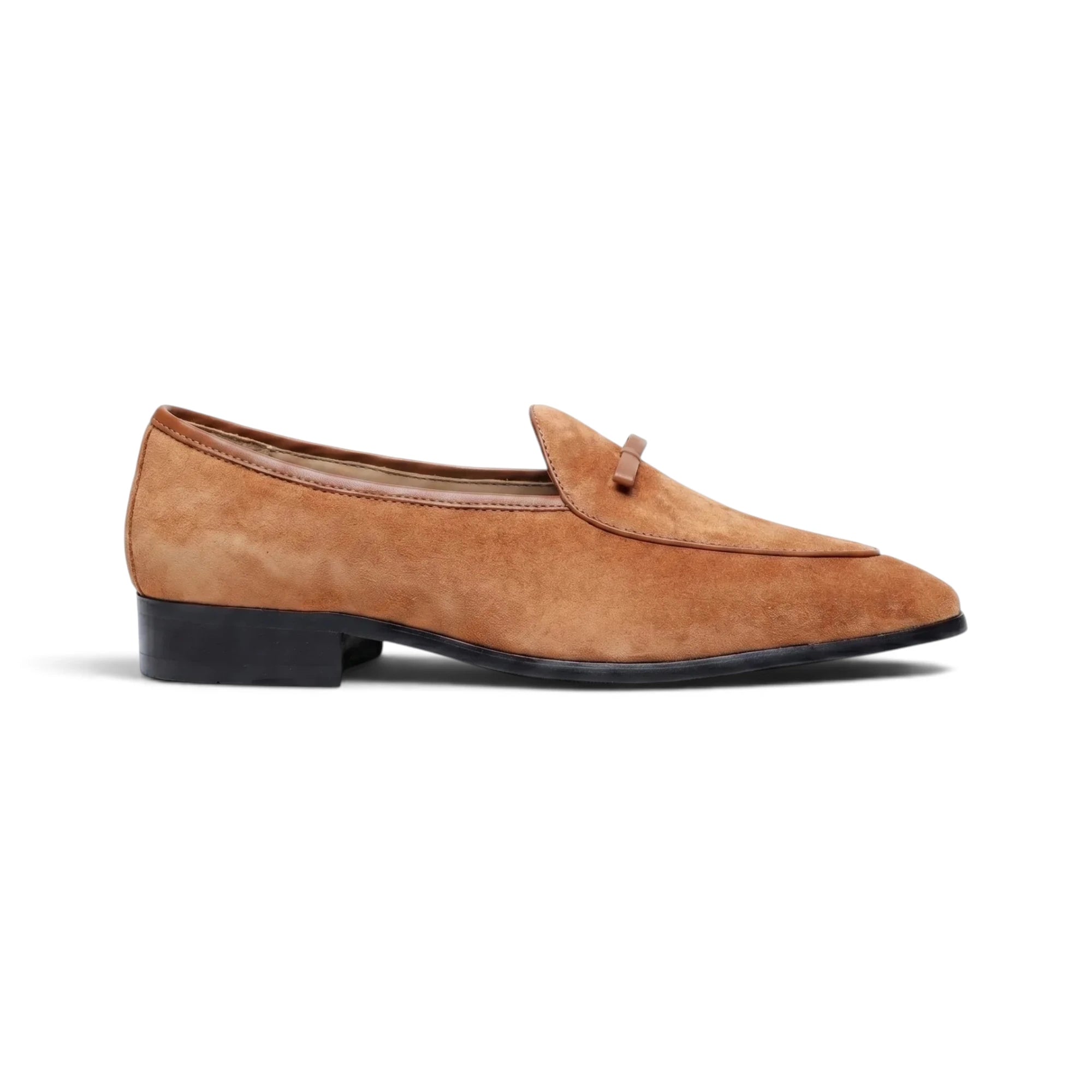 Firenze Bow-Tie Loafer - Caramel