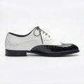 Charleston Oxford Brogue - White with Black