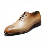 Load image into Gallery viewer, Handcrafted Belvren Oxfor - Camel
