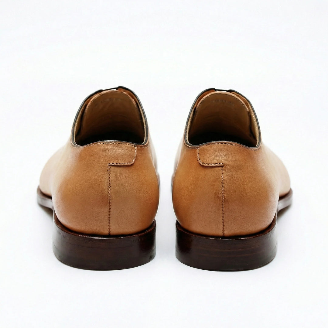 Handcrafted Belvren Oxfor - Camel