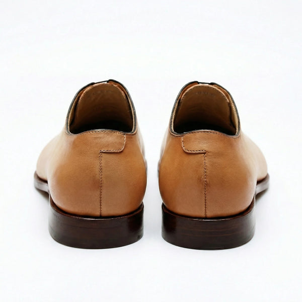 Handcrafted Belvren Oxfor - Camel