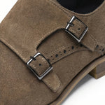 Load image into Gallery viewer, Sorelli Suede Leather Double Monk Strap - Brown
