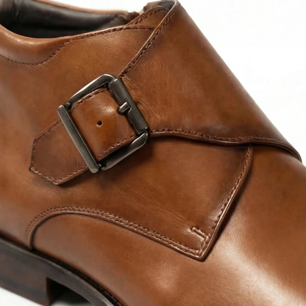 Valdoro Monk Strap Boot - Brown