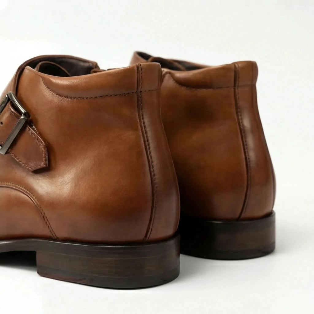 Valdoro Monk Strap Boot - Brown