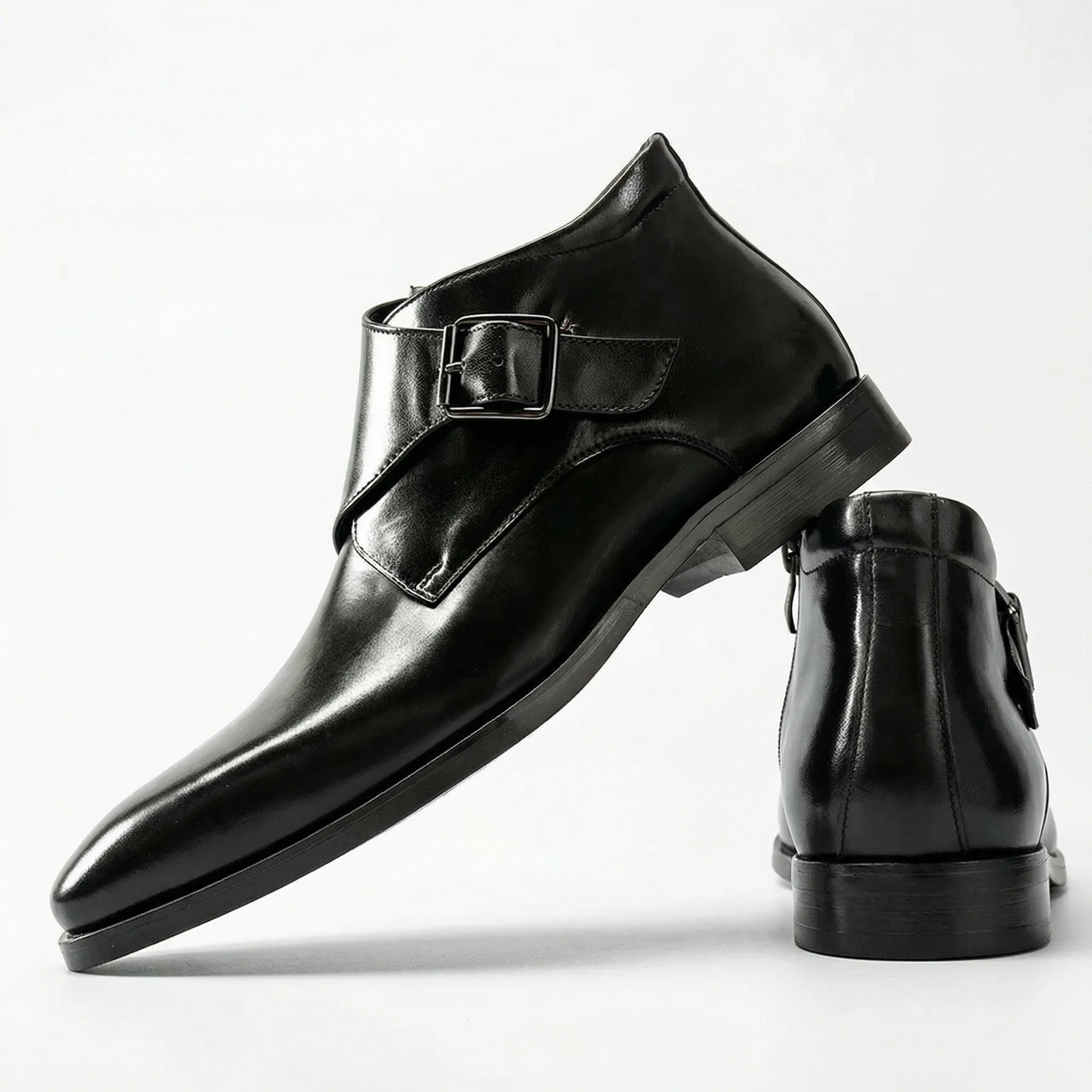 Valdoro Monk Strap Boot - Black