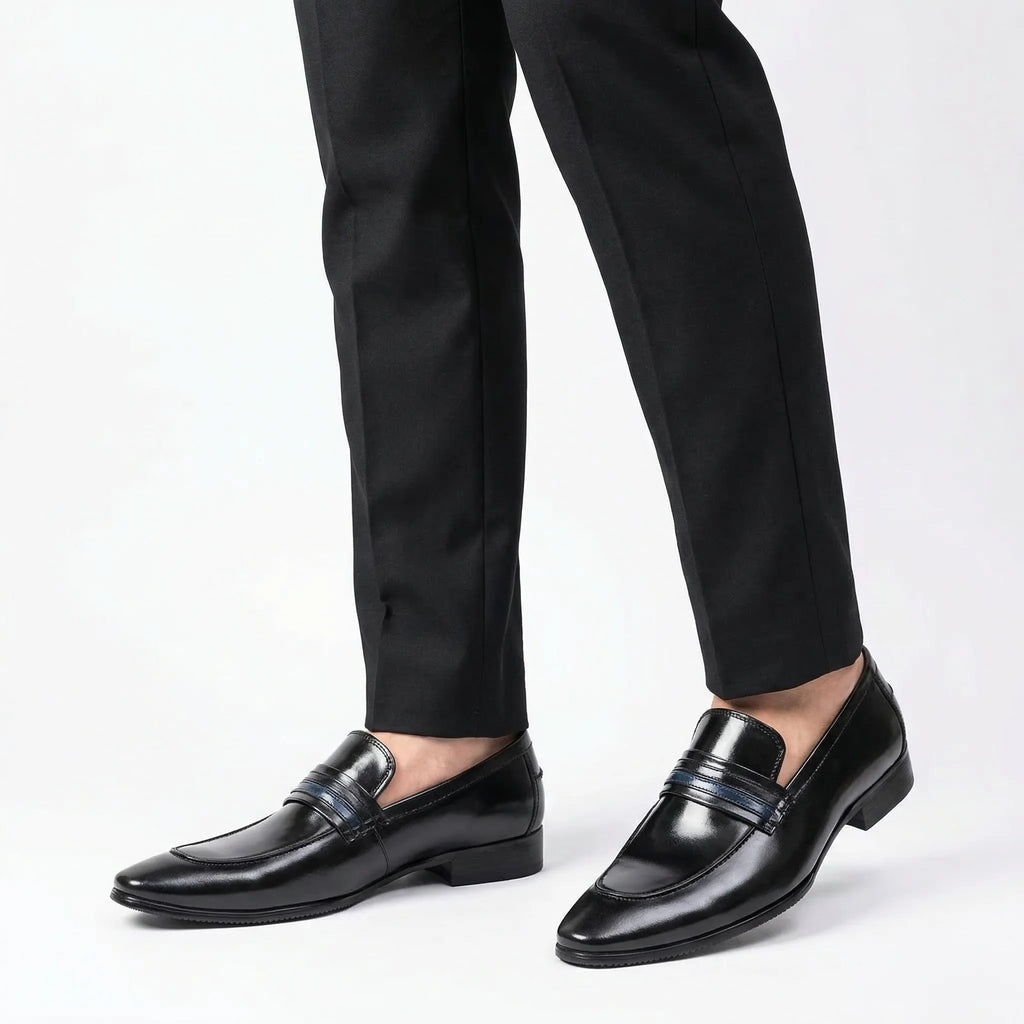 Velthier Penny Loafer - Black