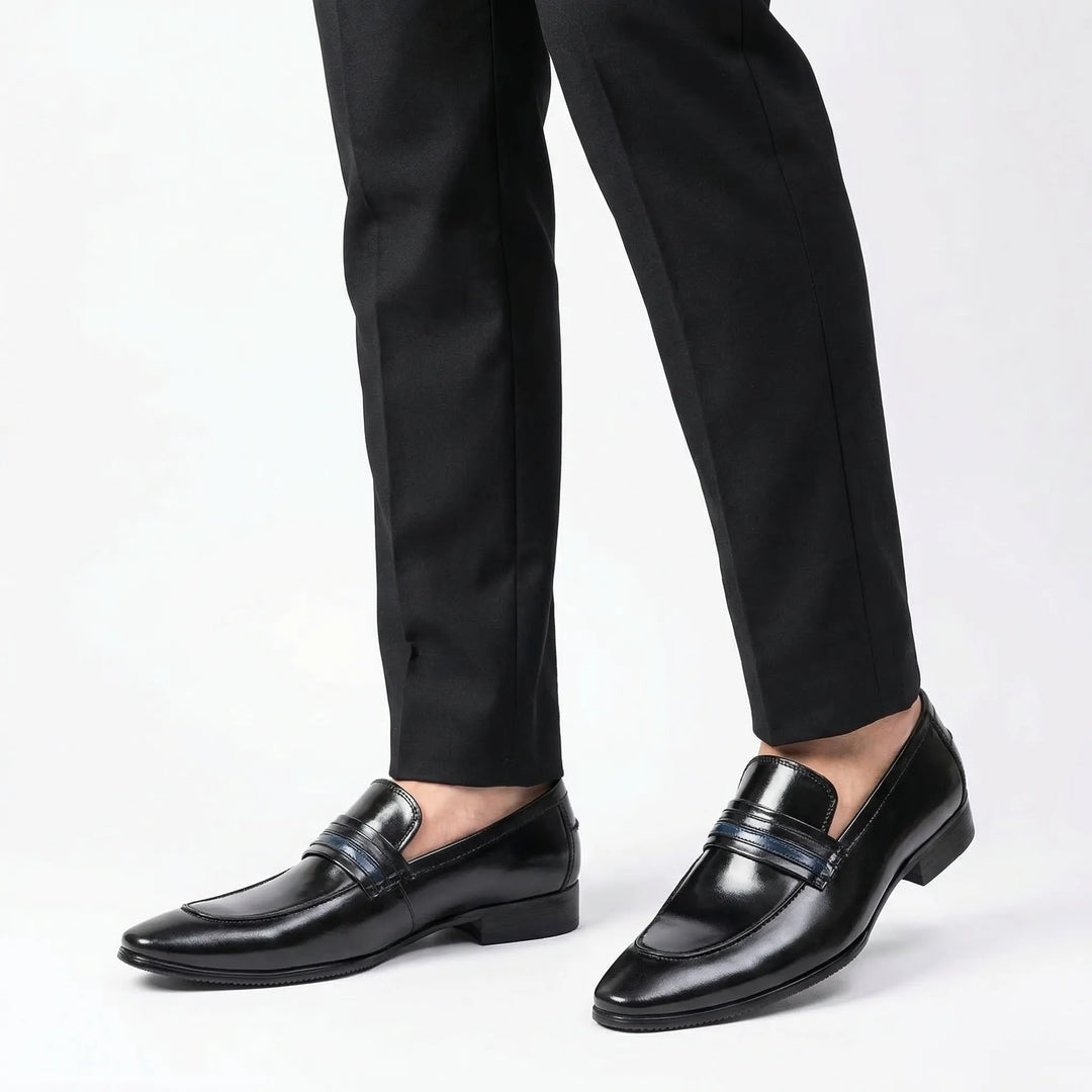 Velthier Penny Loafer - Black