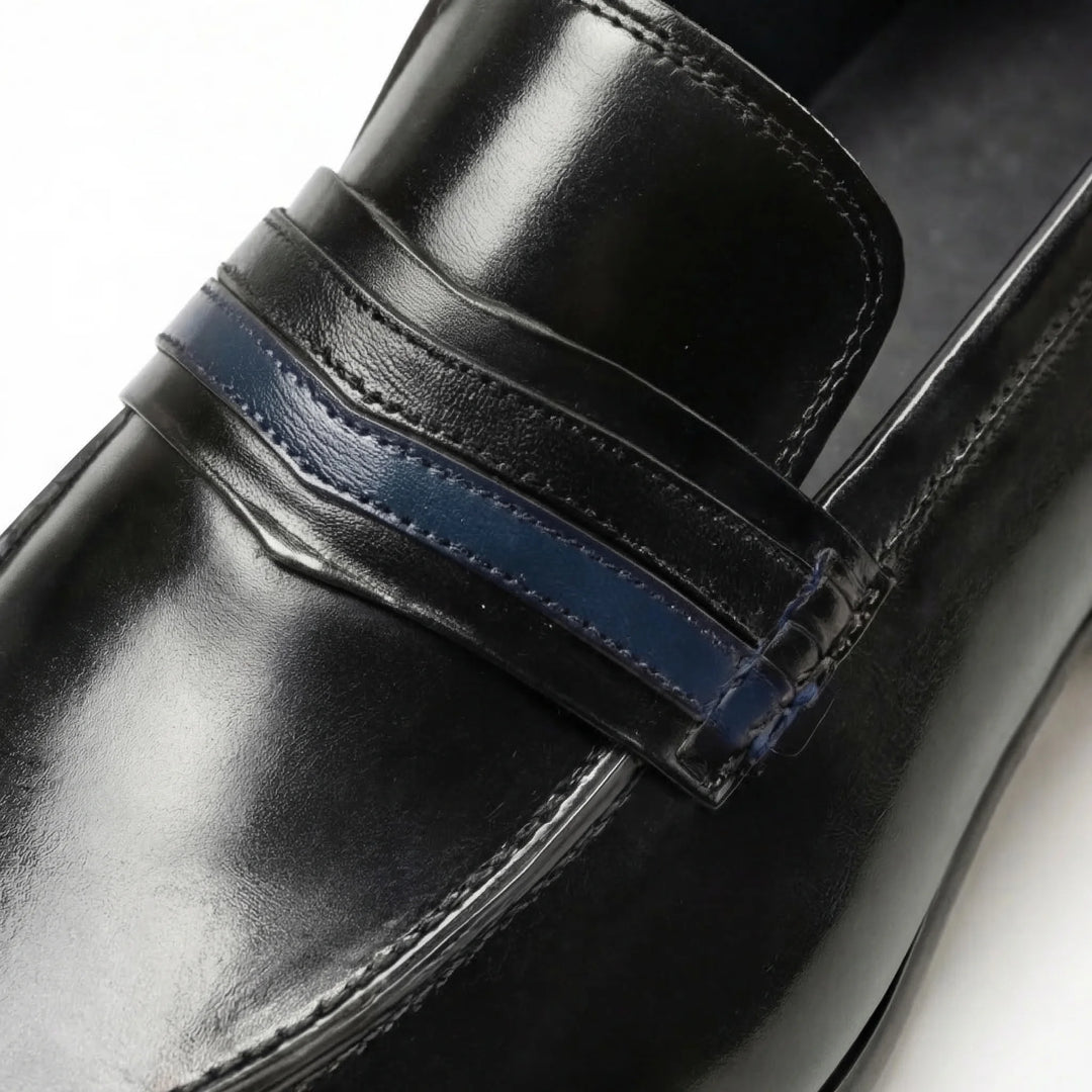 Velthier Penny Loafer - Black