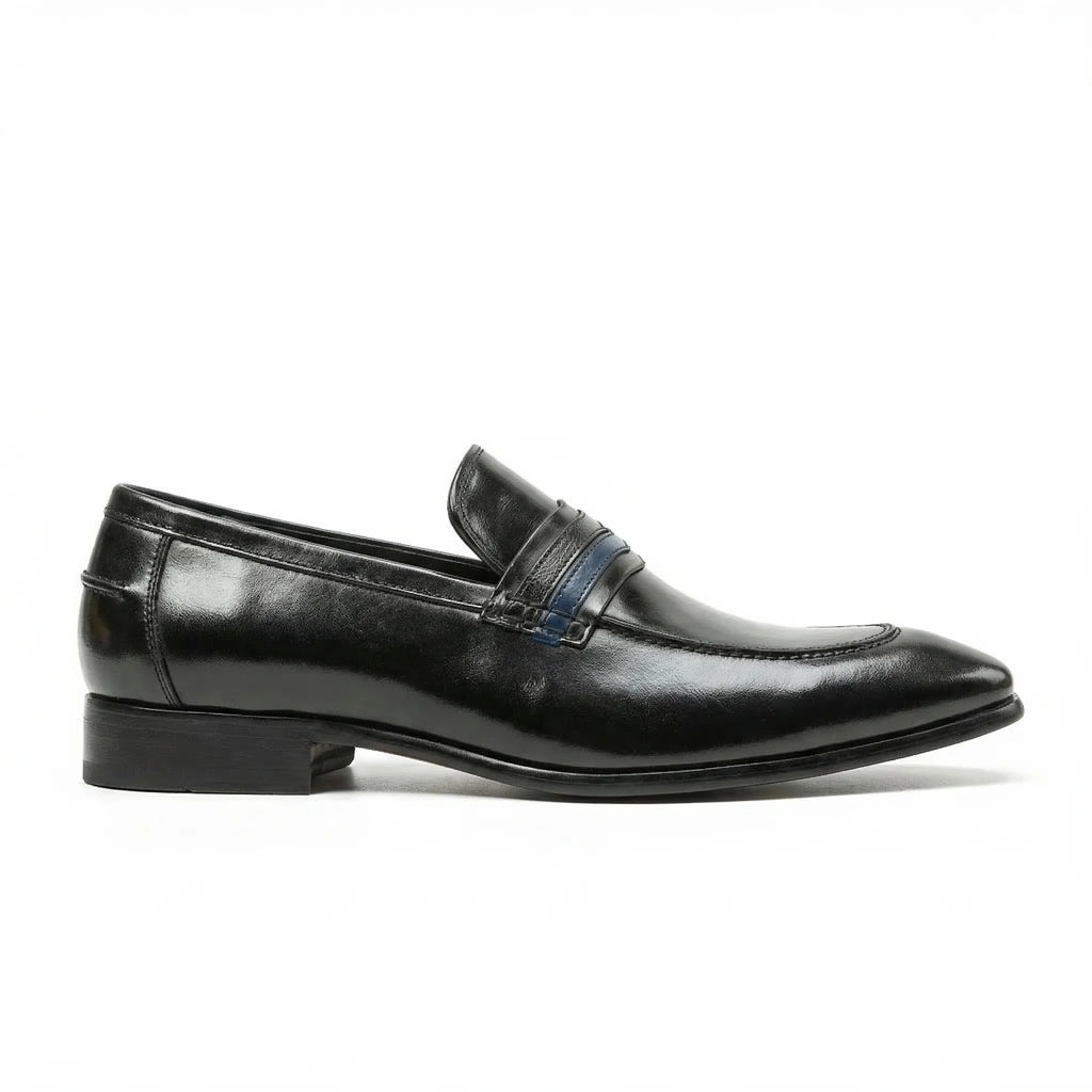Velthier Penny Loafer - Black