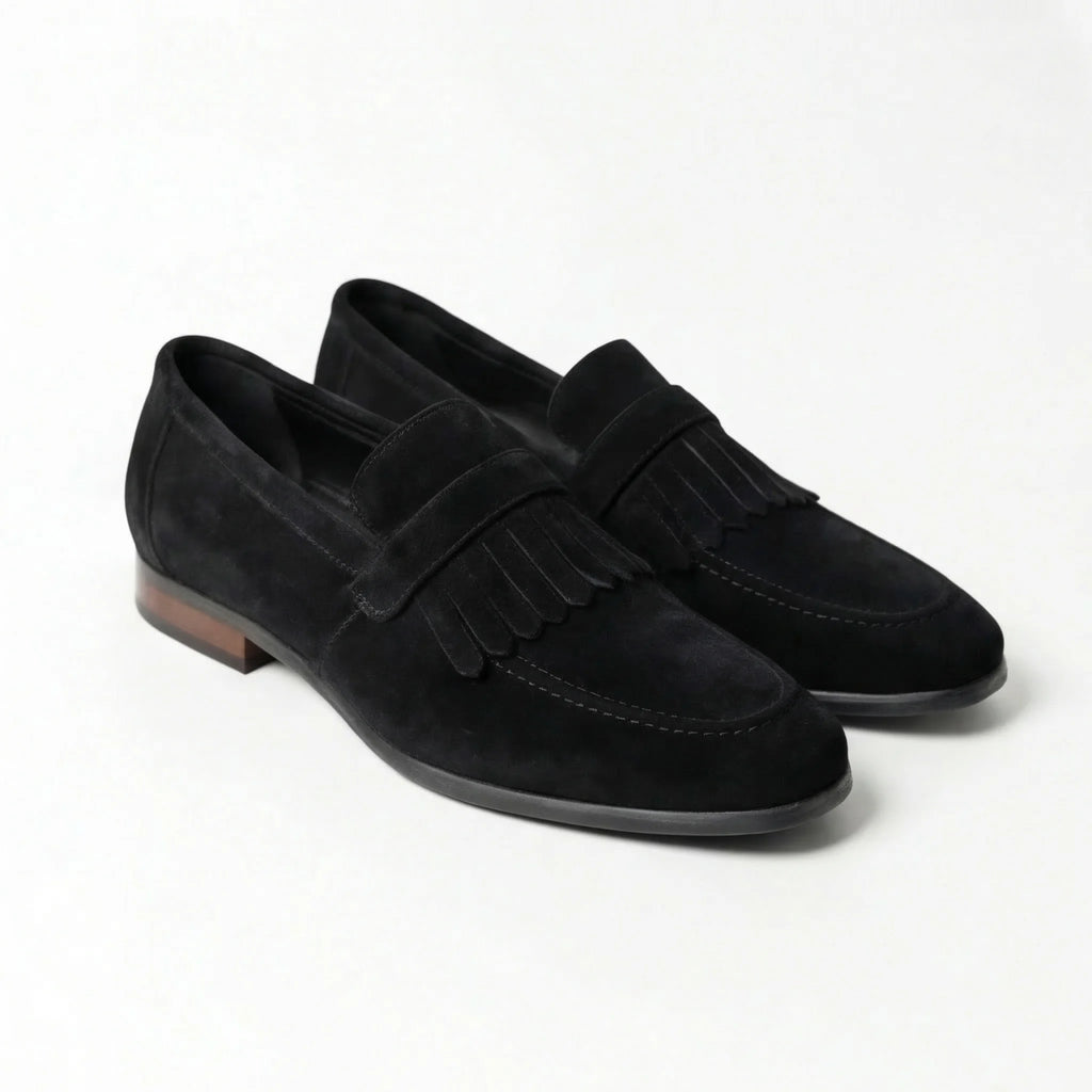 Dalmeri Kilt Loafer - Black