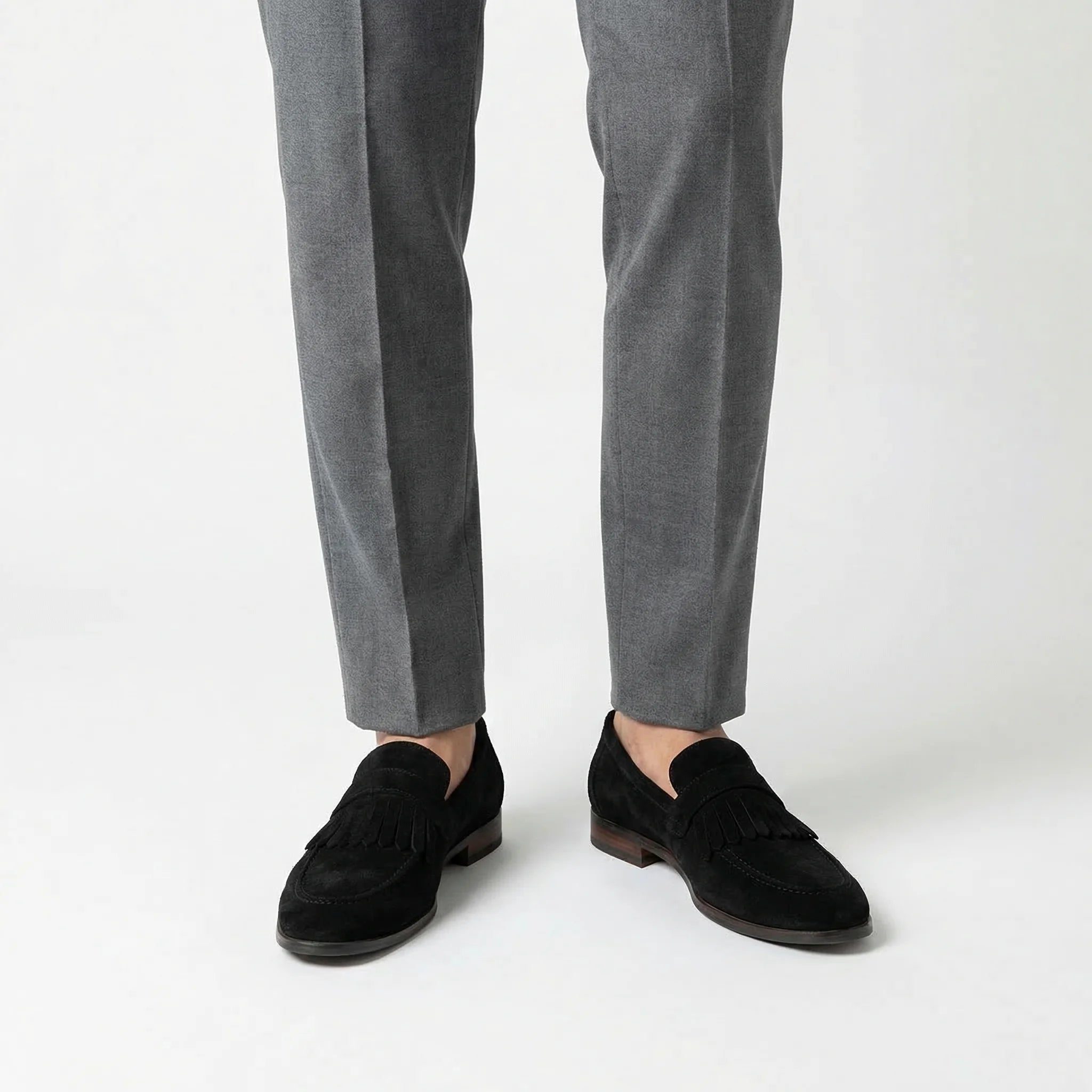 Dalmeri Kilt Loafer - Black