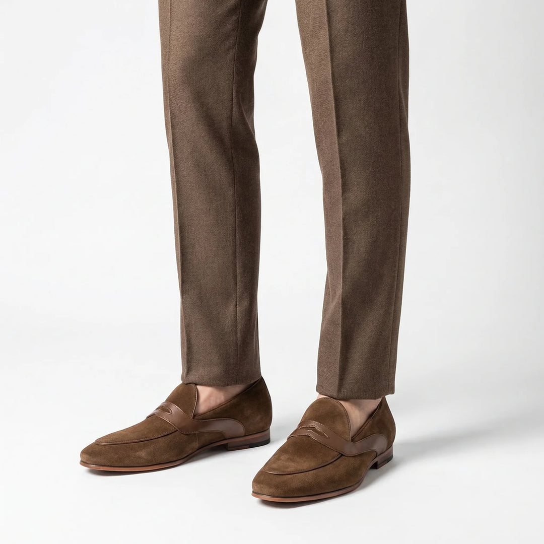 Avelan Penny Loafer - Brown