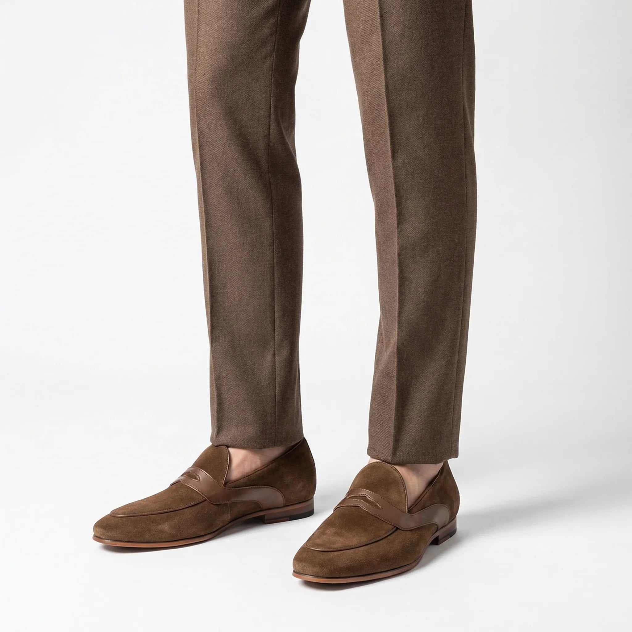 Avelan Penny Loafer - Brown