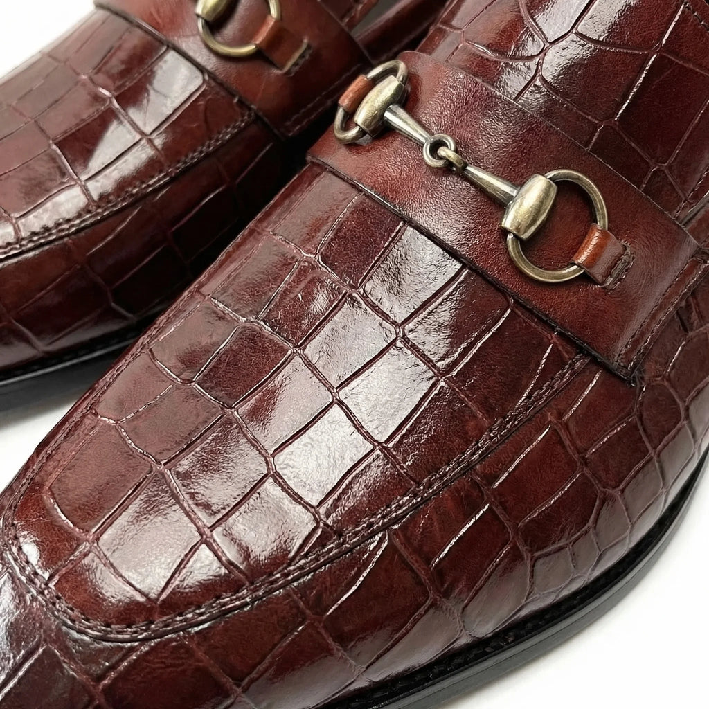 Corvane Horsebit Loafer - Red