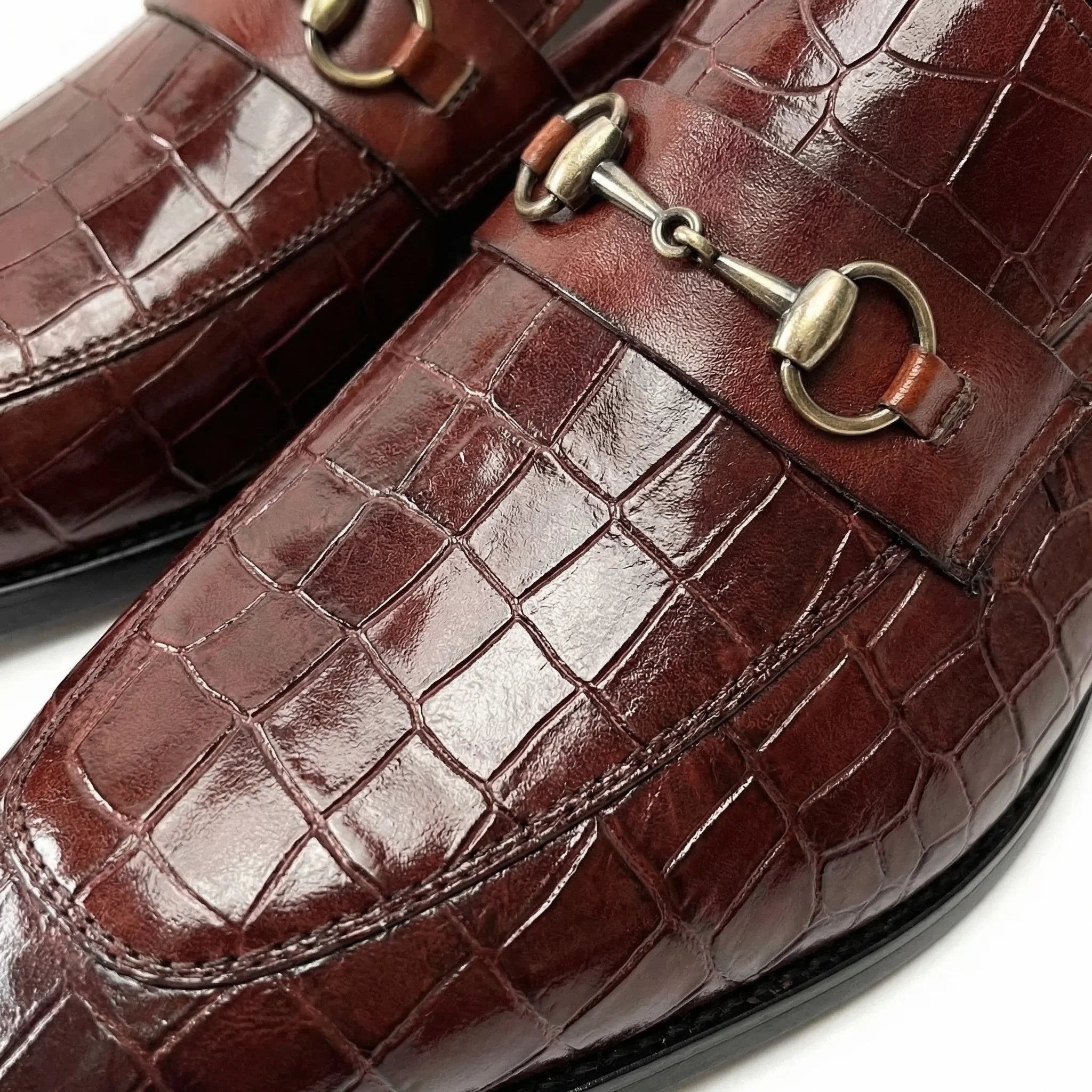 Corvane Horsebit Loafer - Red