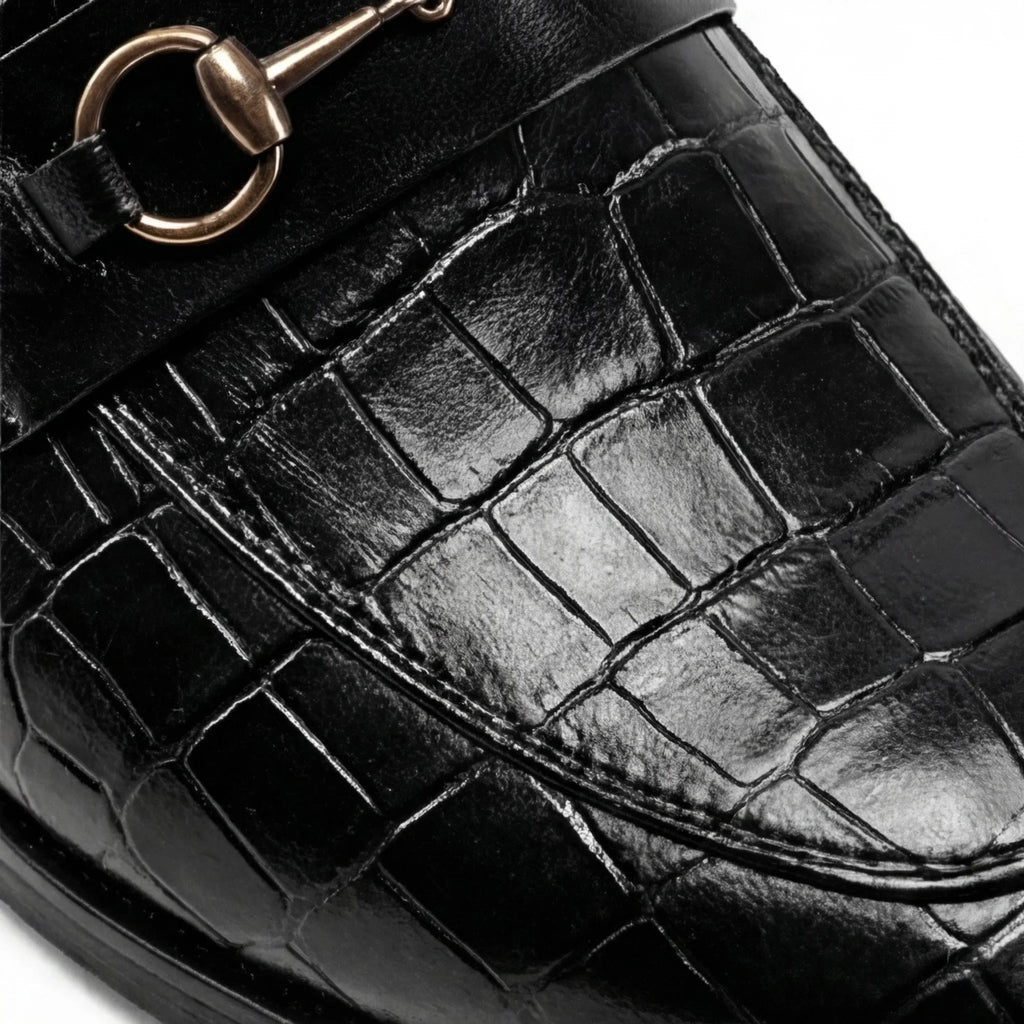 Corvane Horsebit Loafer - Black