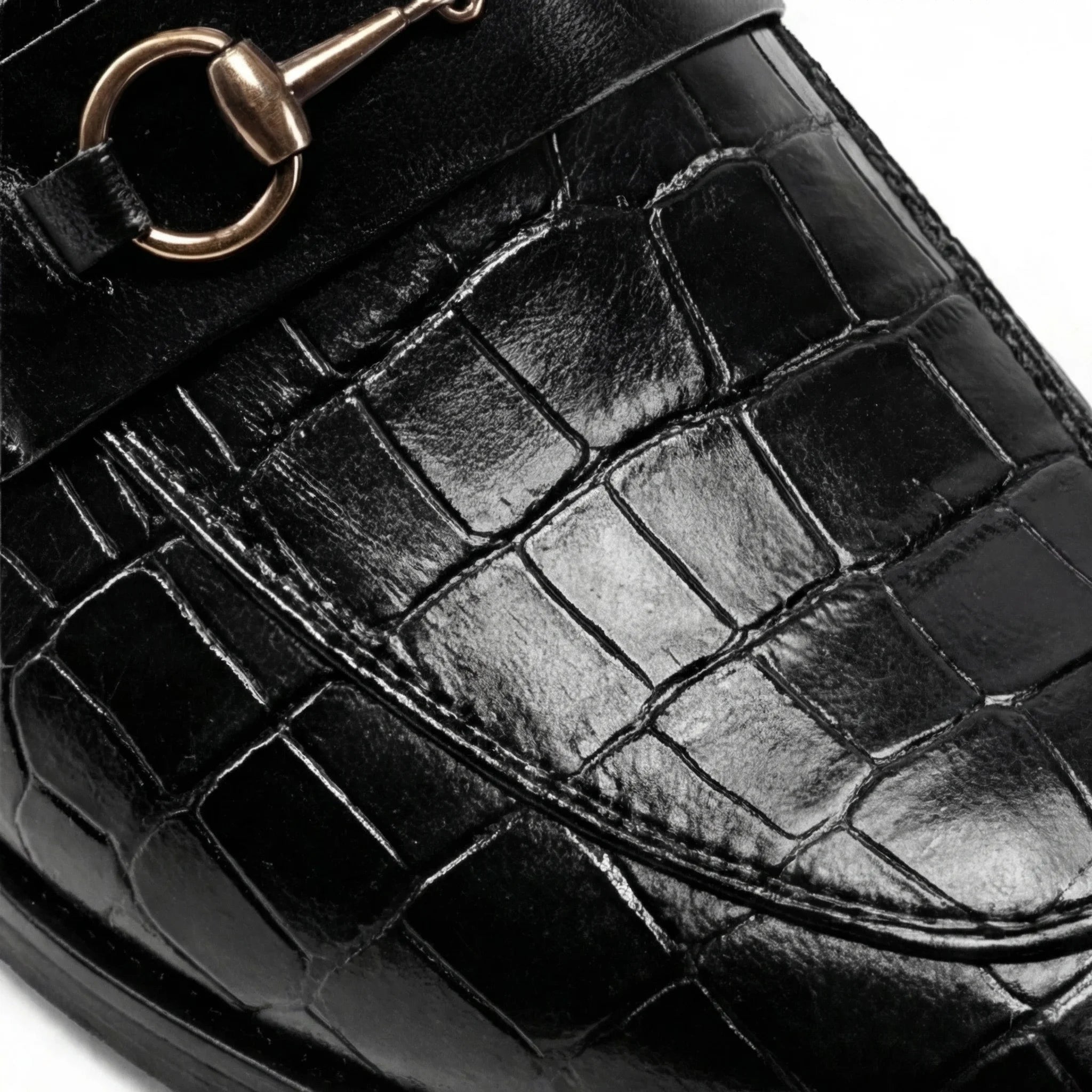 Corvane Horsebit Loafer - Black