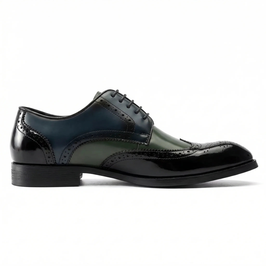 Venturo Brogue Derby - Black and Grey