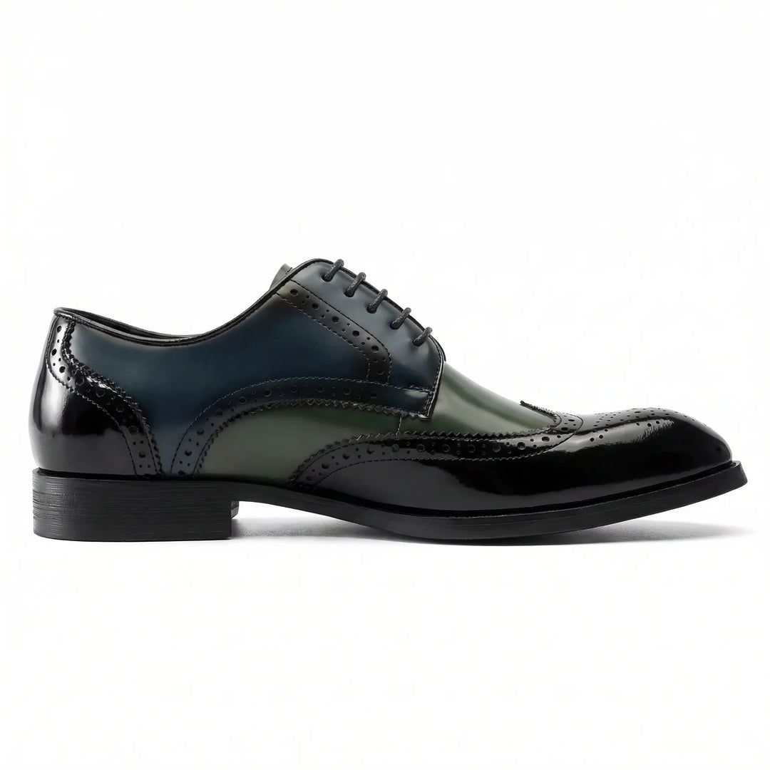 Venturo Brogue Derby - Black and Grey