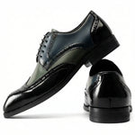 Load image into Gallery viewer, Venturo Brogue Derby - Black and Grey
