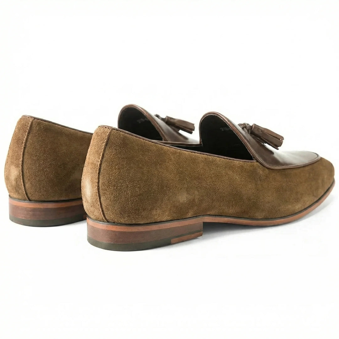 Lusaro Tassel Loafer - Brown