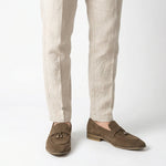 Load image into Gallery viewer, Vernor Suede Penny Loafer - Camel
