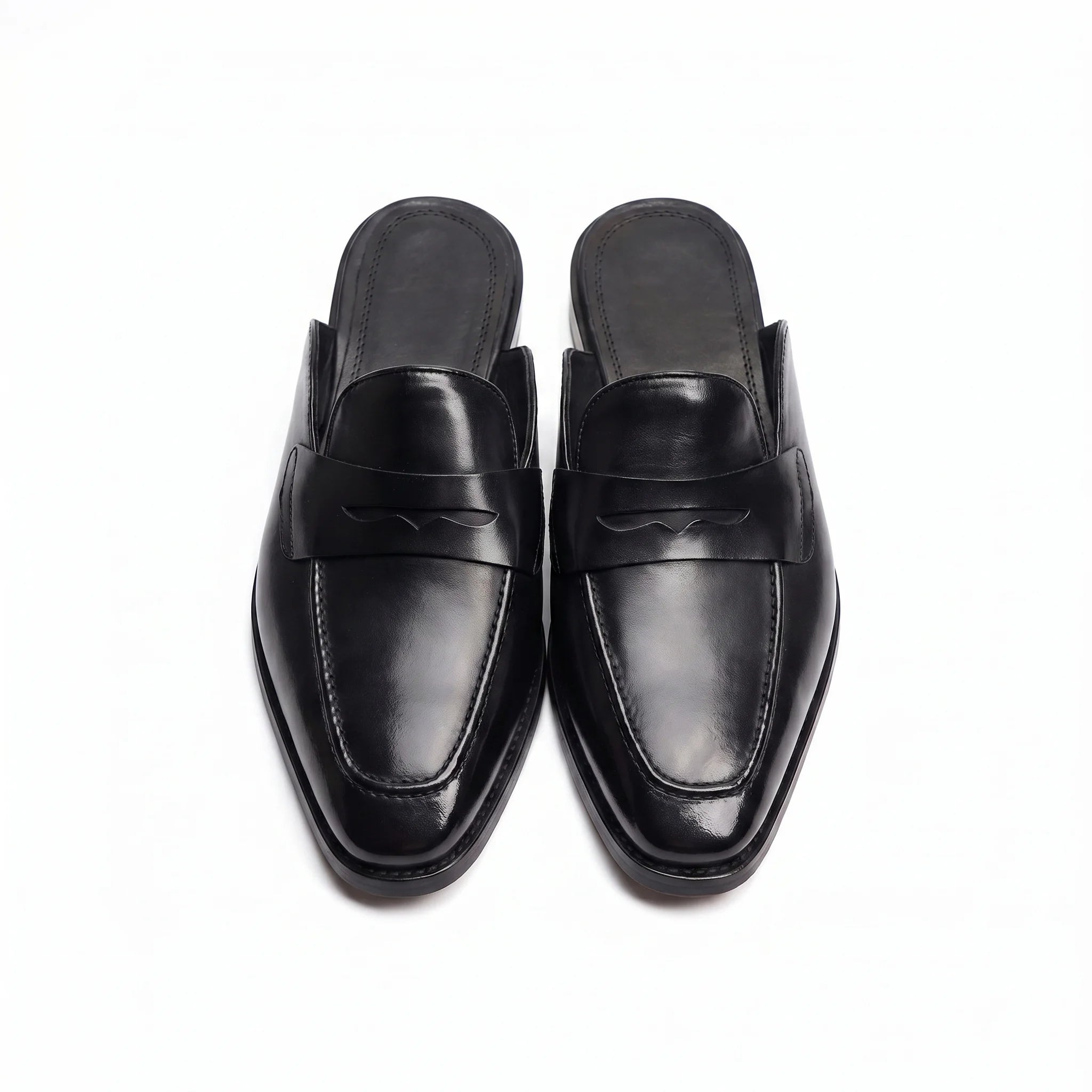 Marcello Mule Loafer - Black
