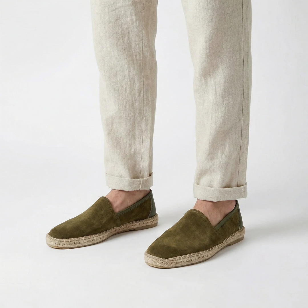 Corsini Espadrille Loafer – Olive Green