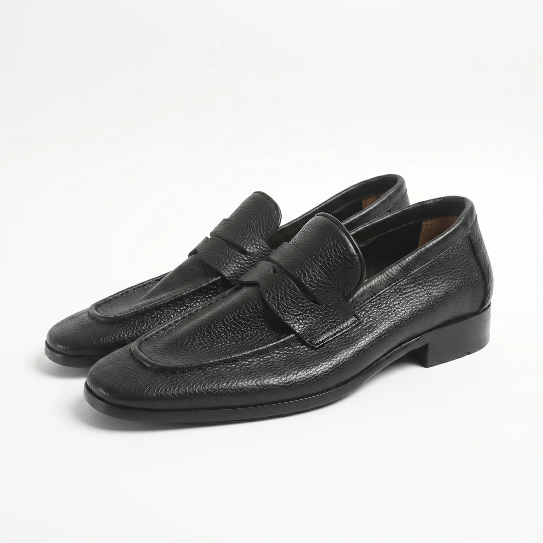 Valerio Penny Loafer - Black