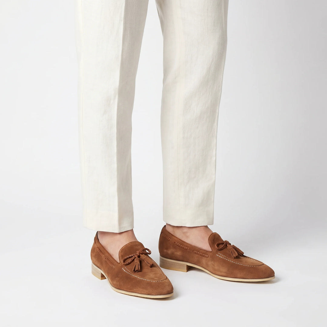 Luciano Tassel Loafer - Cognac Brown