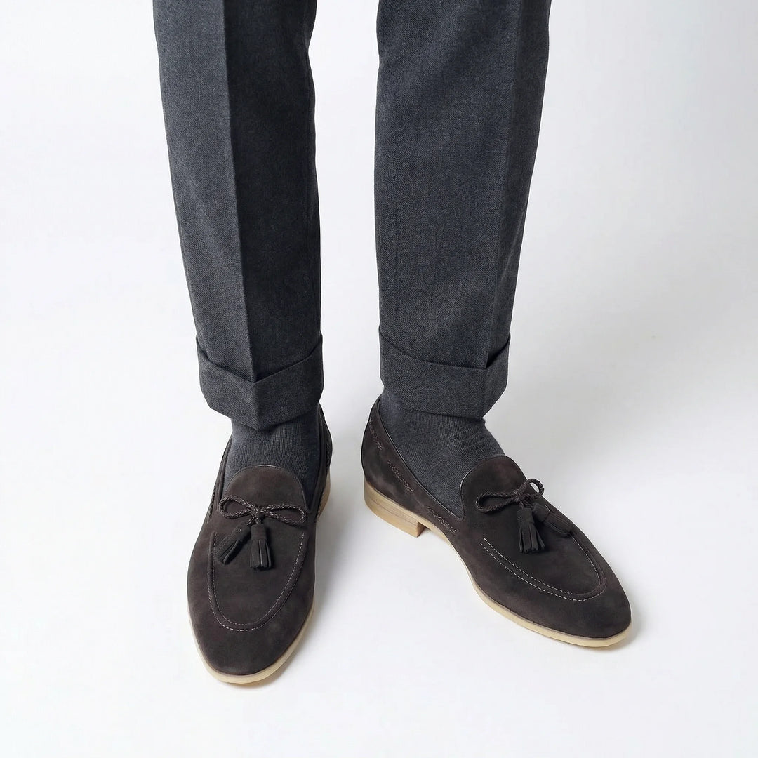 Luciano Tassel Loafer - Coffee
