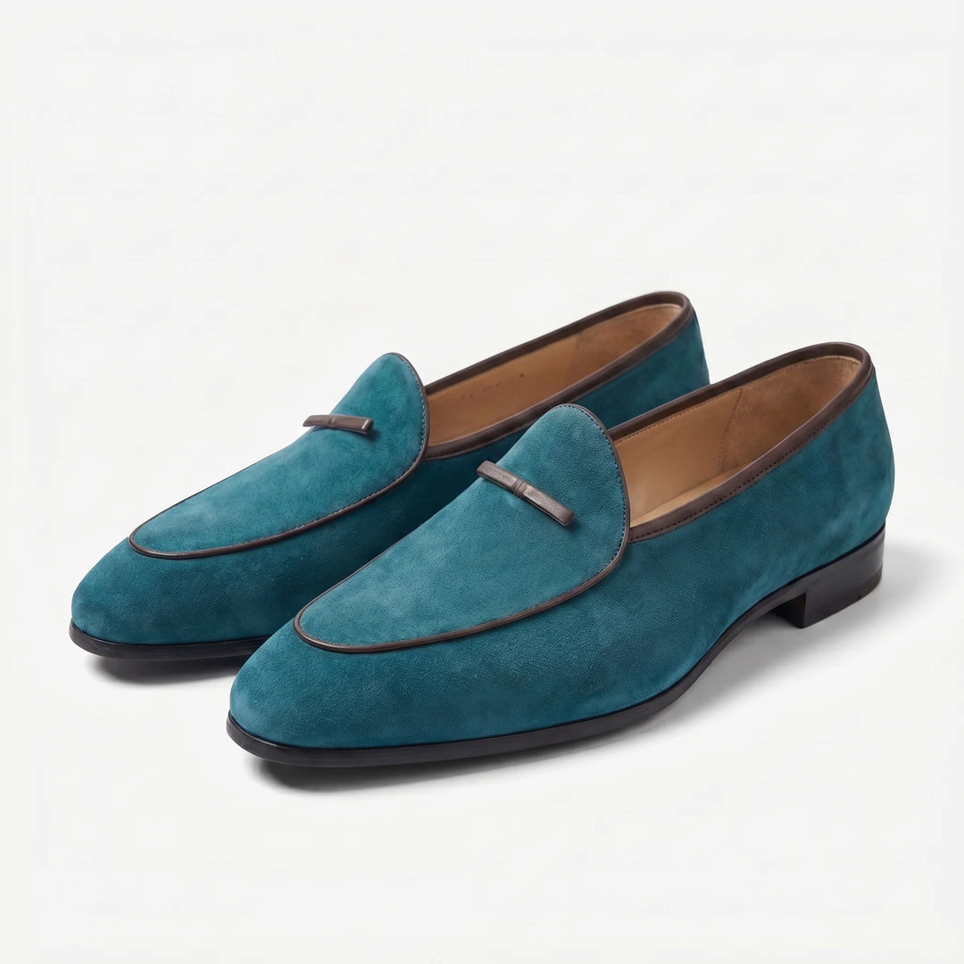 Firenze Bow-Tie Loafer - Olive Green