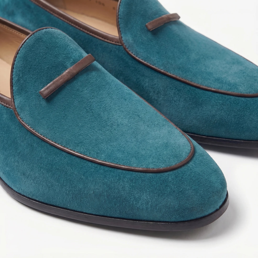 Firenze Bow-Tie Loafer - Olive Green