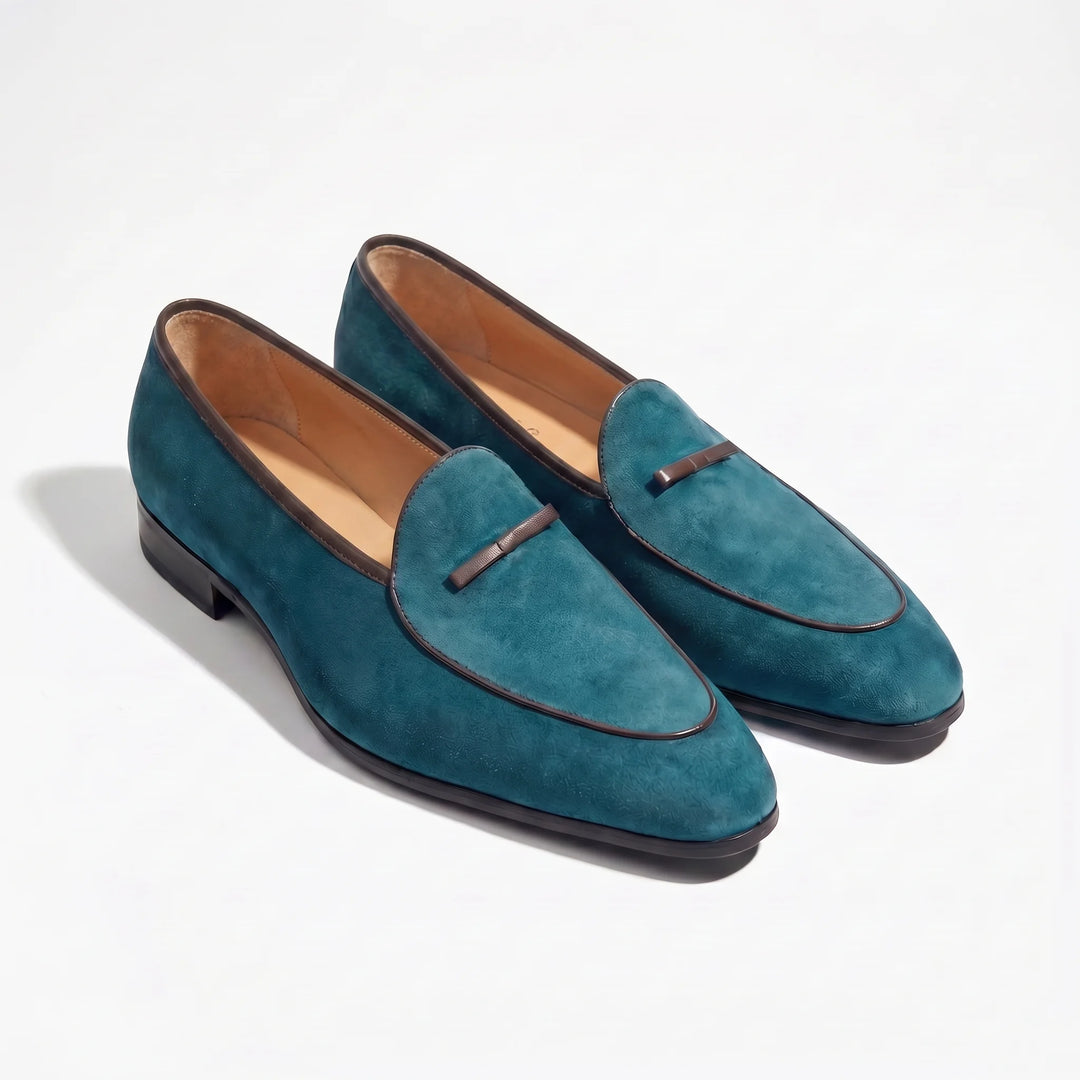 Firenze Bow-Tie Loafer - Olive Green