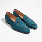 Load image into Gallery viewer, Firenze Bow-Tie Loafer - Olive Green
