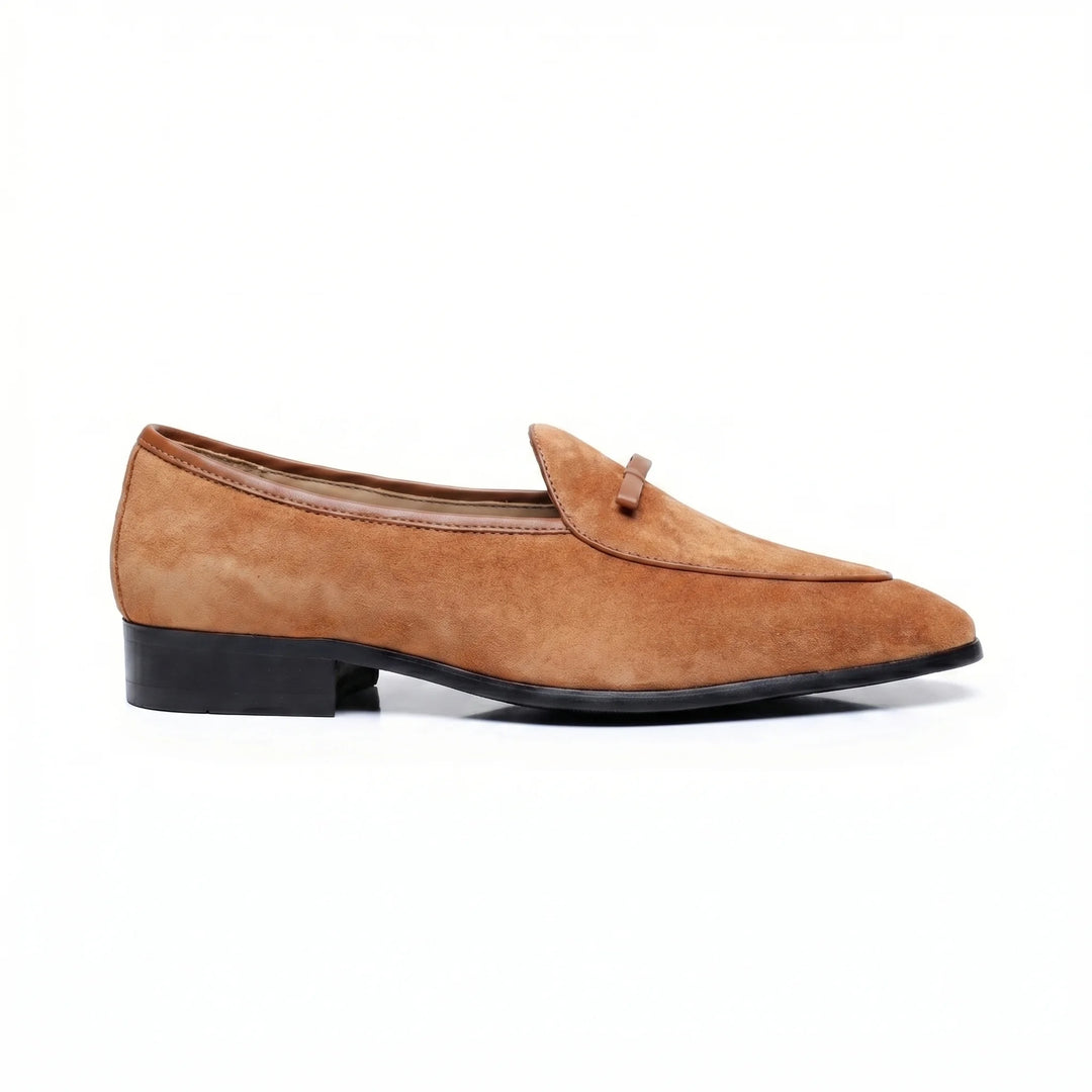 Firenze Bow-Tie Loafer - Caramel