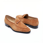 Load image into Gallery viewer, Firenze Bow-Tie Loafer - Caramel
