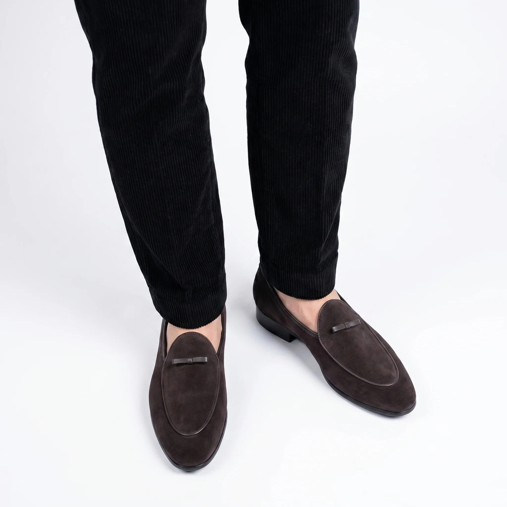 Firenze Bow-Tie Loafer - Coffee