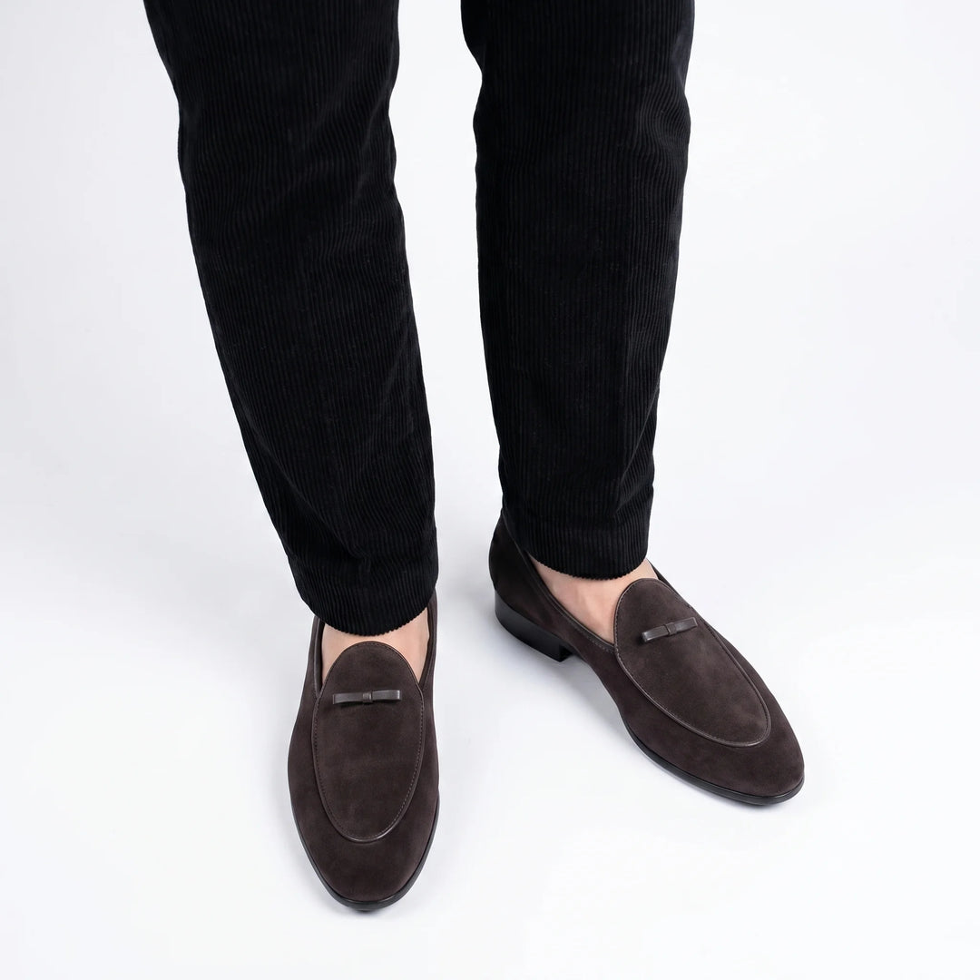 Firenze Bow-Tie Loafer - Coffee