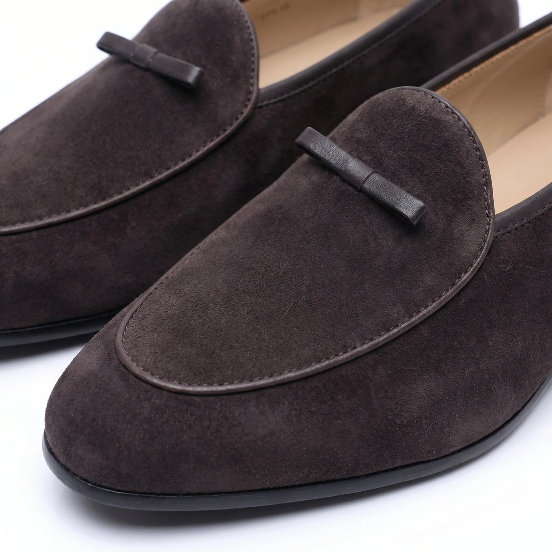 Firenze Bow-Tie Loafer - Coffee