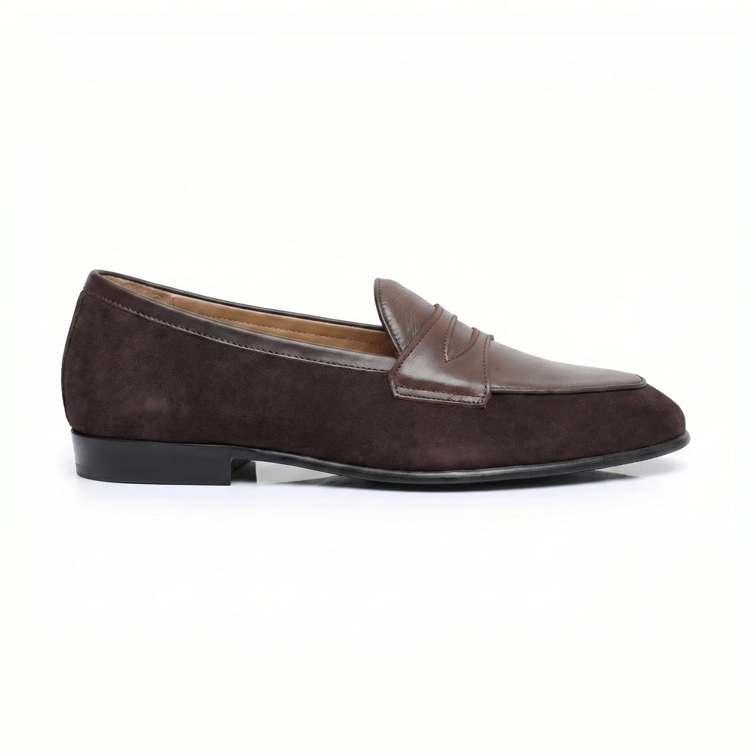 Amalfi Panel Loafer - Coffee
