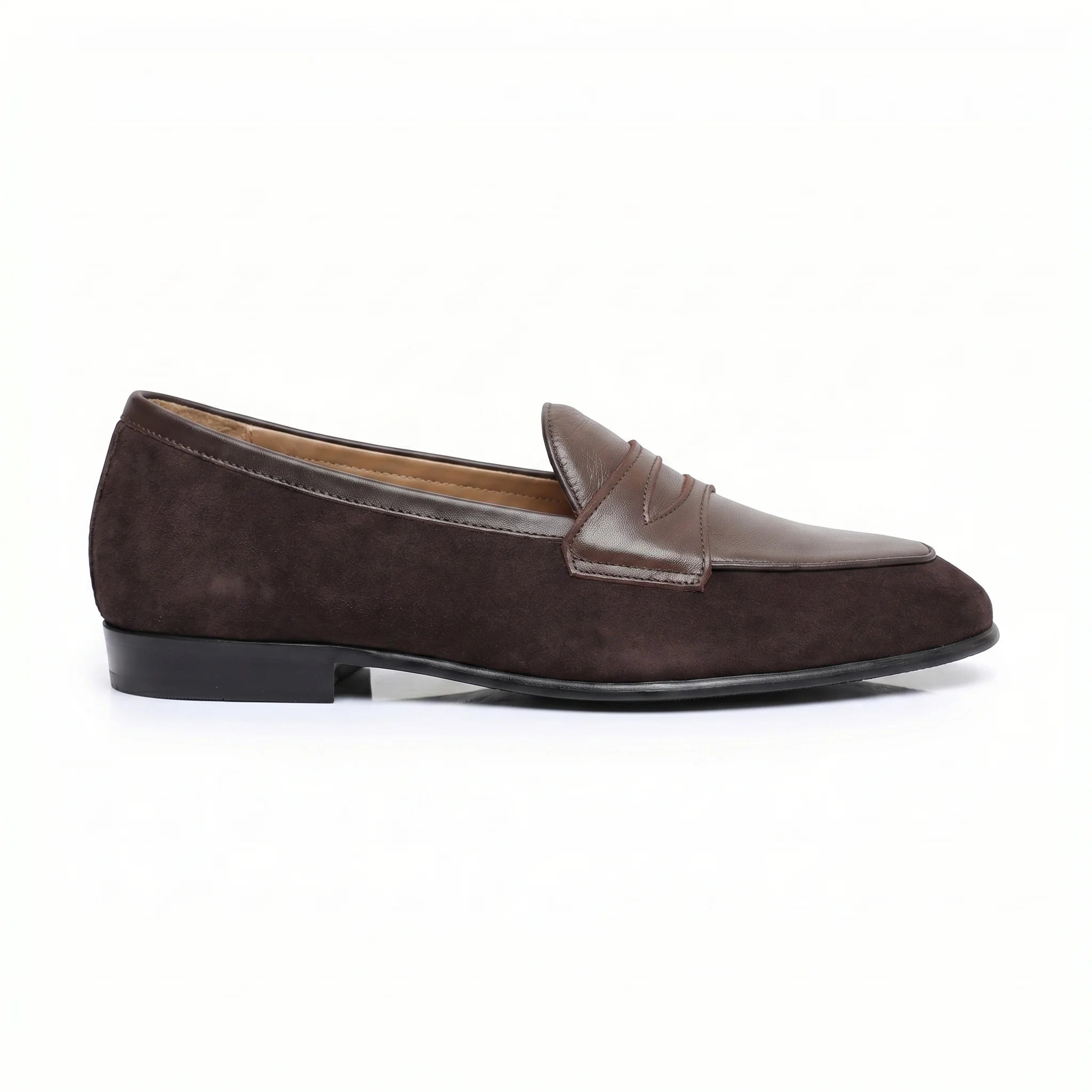 Amalfi Panel Loafer - Coffee
