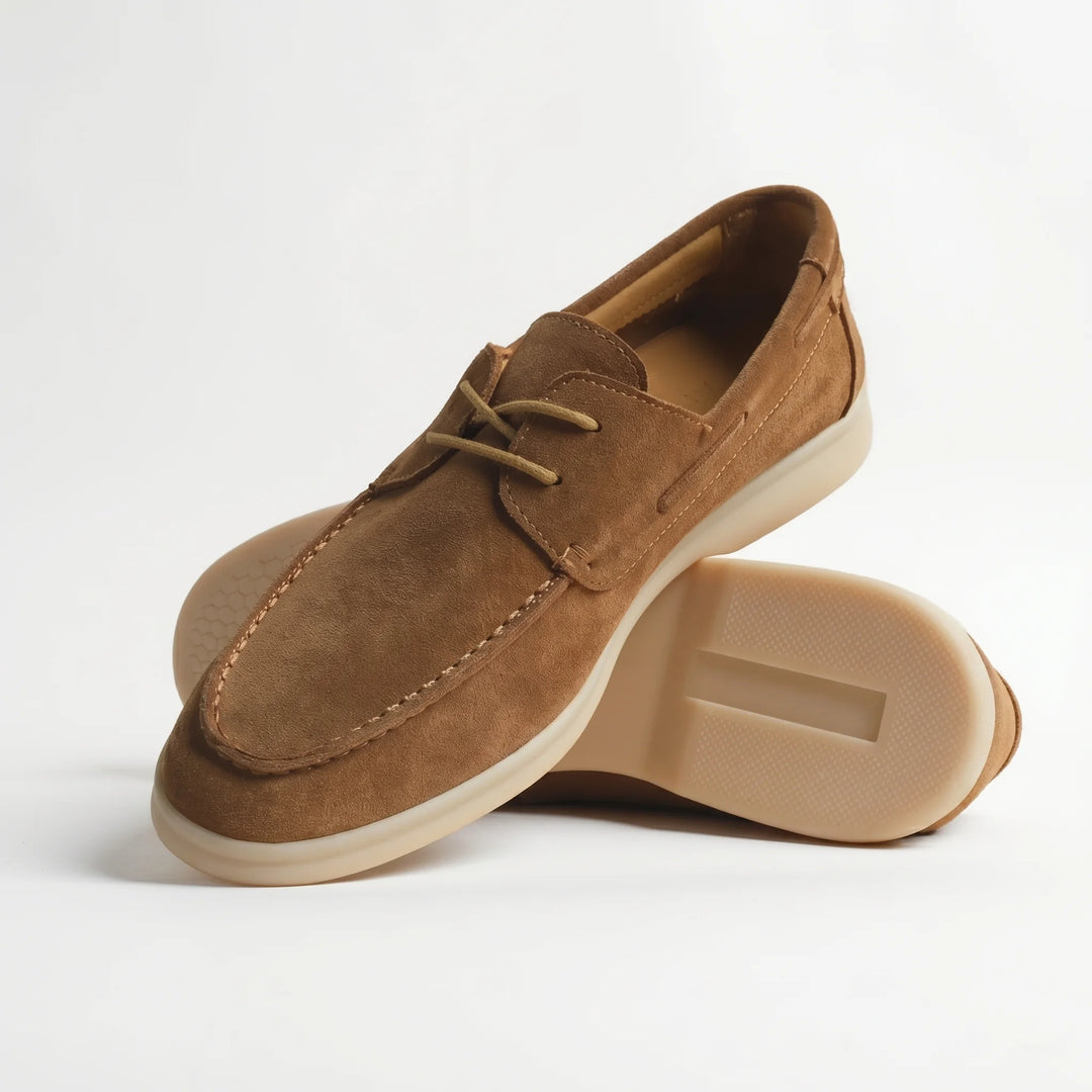 Siena Lace-Up Loafer - Brown