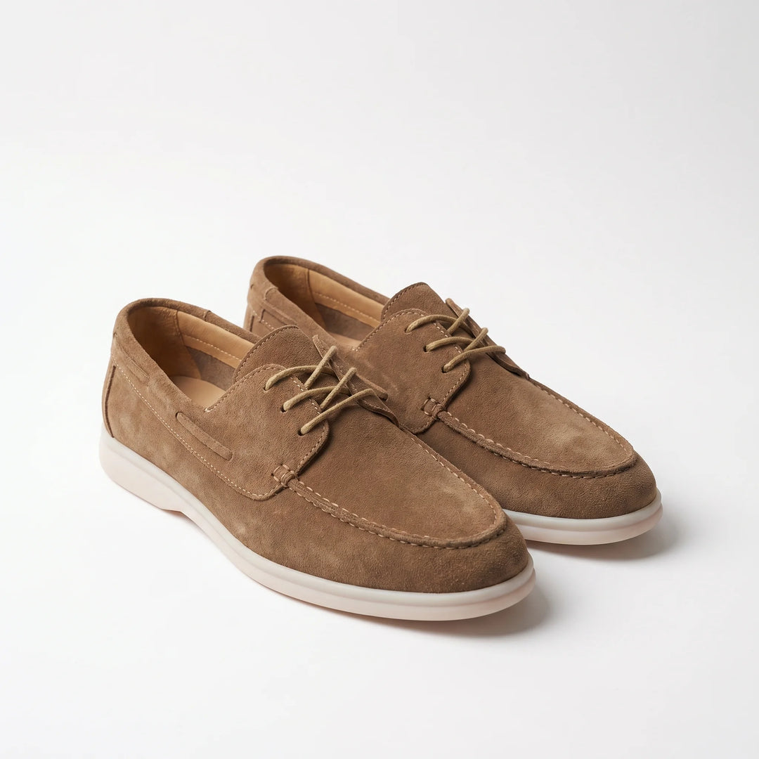 Siena Lace-Up Loafer - Brown