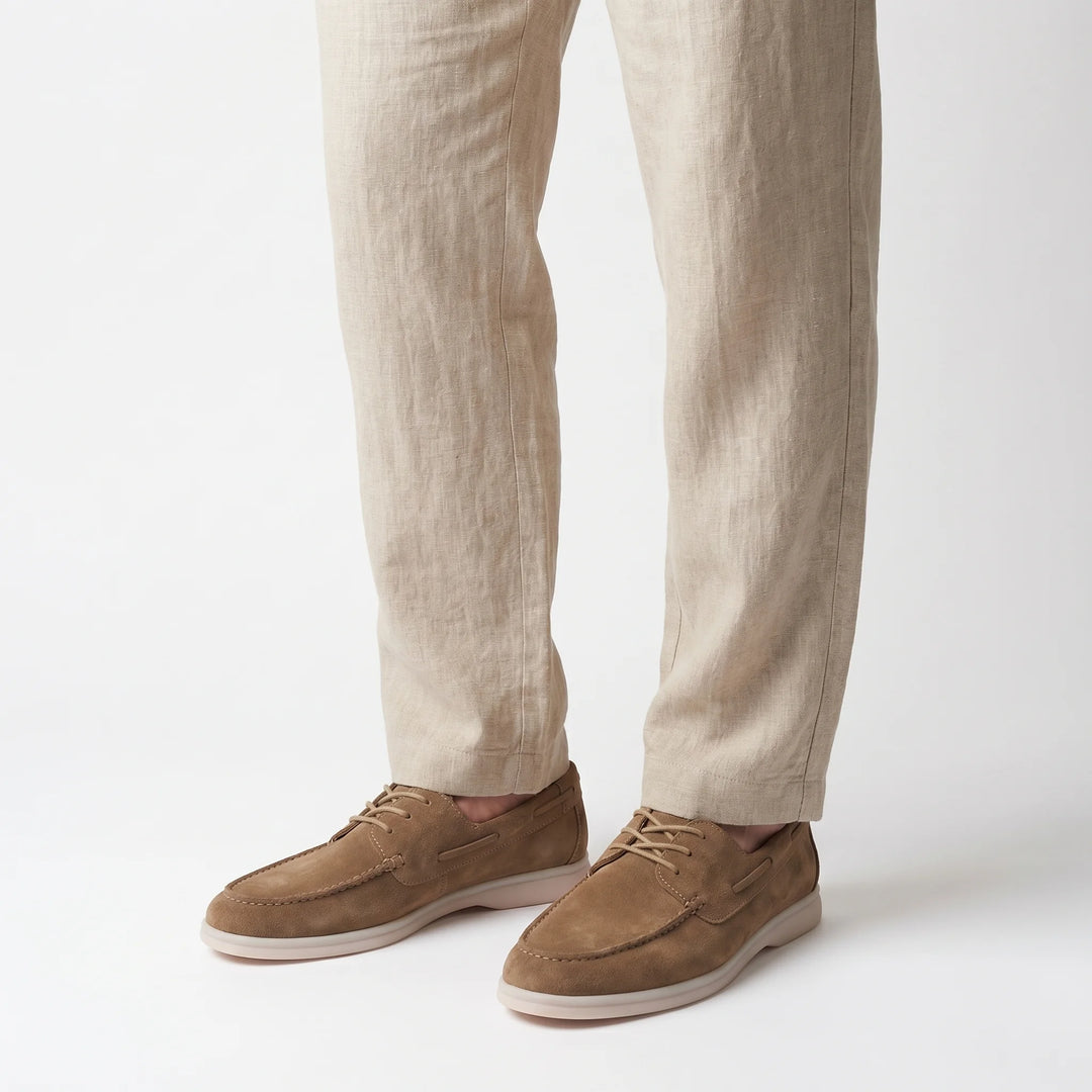 Siena Lace-Up Loafer - Brown