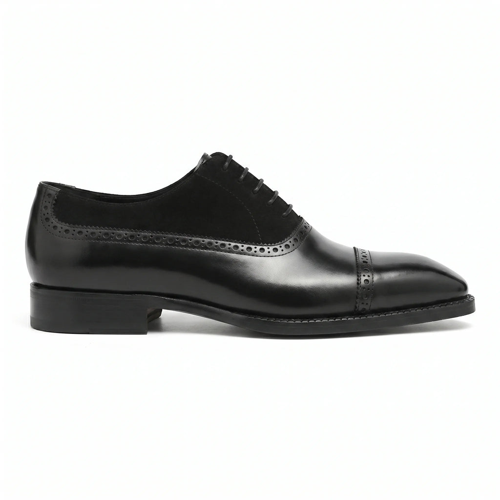 Venezia Oxford Cap Toe - Black